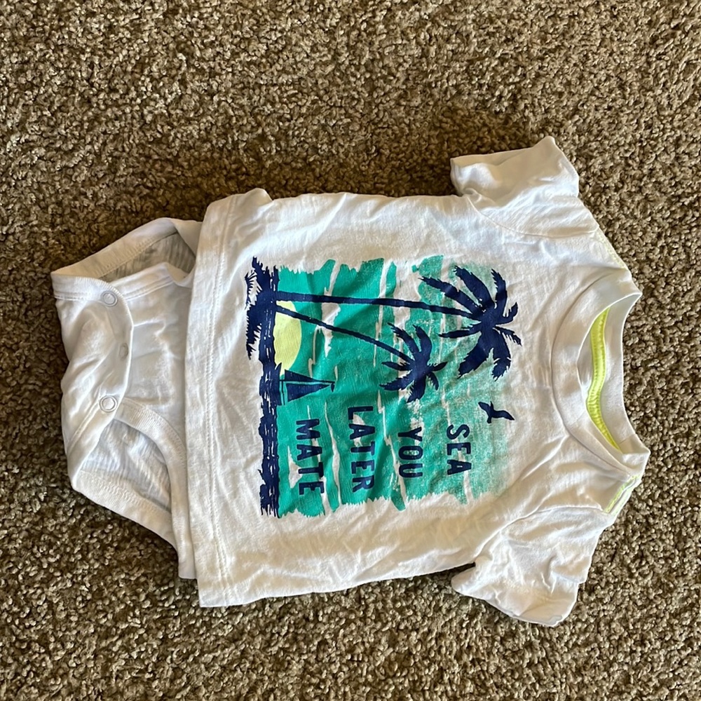 One piece 12 mos short sleeve